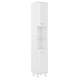 3 Piece Bathroom Furniture Set High Gloss White Engineered Wood - Extra Image