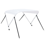 2 Bow Bimini Top White 150x120x110 cm - Top-Down View