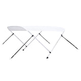 2 Bow Bimini Top White 150x120x110 cm - Close-Up Angle