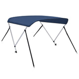2 Bow Bimini Top Navy Blue 150x120x110 cm - 45-Degree Angle