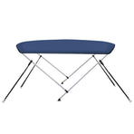 2 Bow Bimini Top Navy Blue 180x130x110 cm