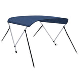 2 Bow Bimini Top Navy Blue 180x130x110 cm - 45-Degree Angle