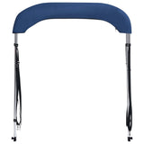 2 Bow Bimini Top Navy Blue 180x130x110 cm - Rear View