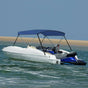 2 Bow Bimini Top Navy Blue 180x150x110 cm