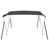 3 Bow Bimini Top Anthracite 183x140x137 cm - Side View