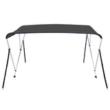 3 Bow Bimini Top Anthracite 183x160x137 cm - Side View