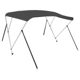 3 Bow Bimini Top Anthracite 183x160x137 cm - 45-Degree Angle