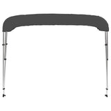 3 Bow Bimini Top Anthracite 183x160x137 cm - Rear View