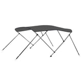 3 Bow Bimini Top Anthracite 183x180x137 cm - Front View