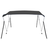 3 Bow Bimini Top Anthracite 183x180x137 cm - Side View