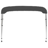 3 Bow Bimini Top Anthracite 183x180x137 cm - Rear View