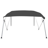 4 Bow Bimini Top Anthracite 243x196x137 cm - Front View