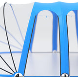 Pool Dome Oval 620x410x210 cm - Rear View