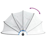 Pool Dome 500x250 cm - Rear View