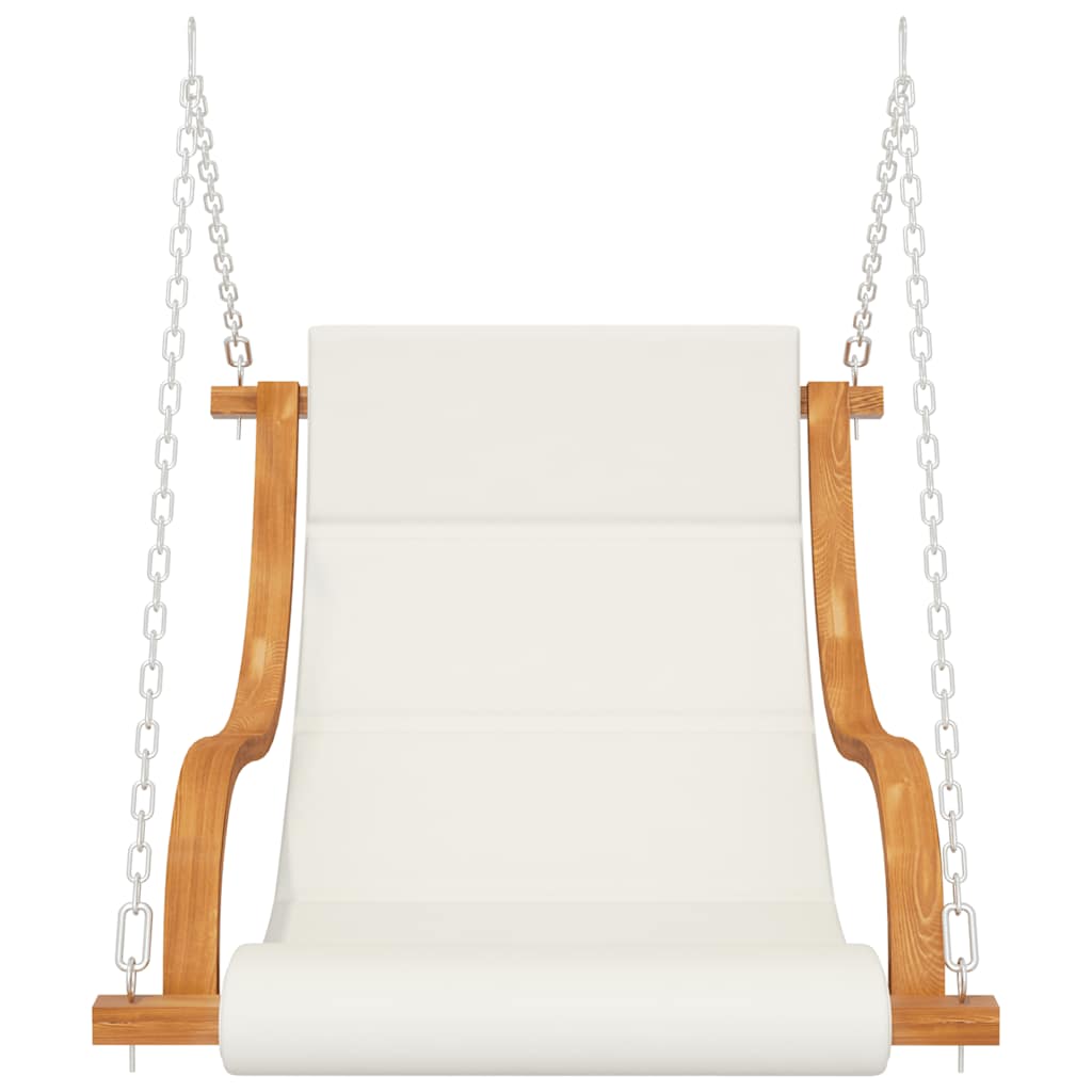 Swing Chair without Swing Frame with Cushion Bent Wood
