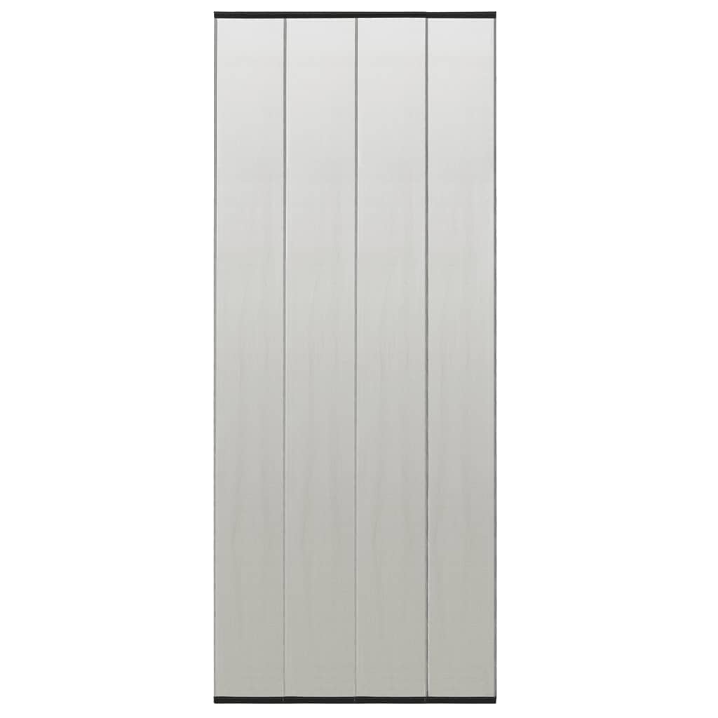 Insect Door Screen with Mesh Curtain Black 100x220 cm Polyester