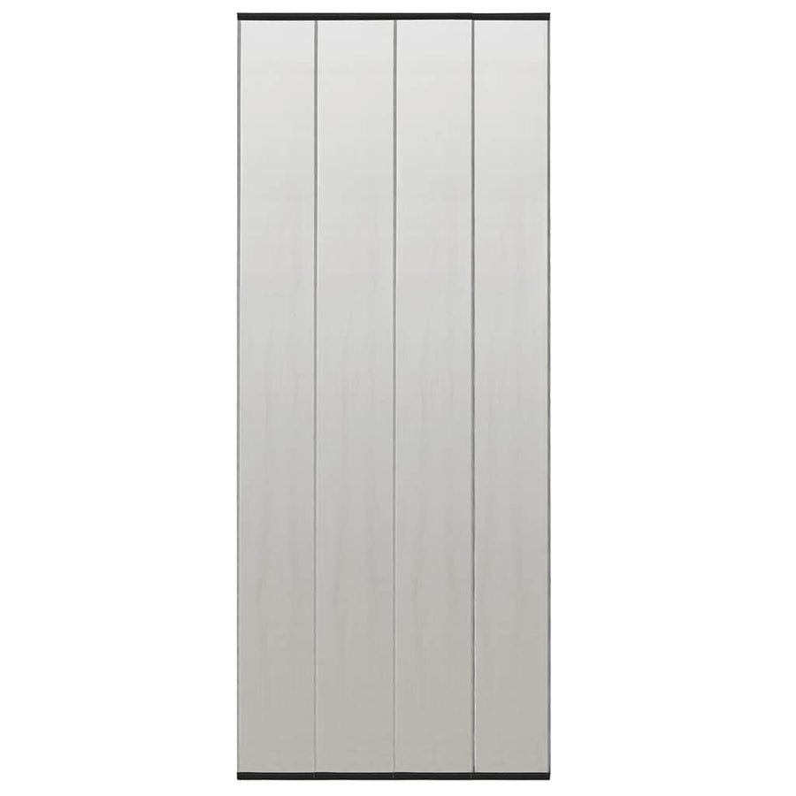 Insect Door Screen with Mesh Curtain Black 100x220 cm Polyester