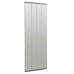 Insect Door Screen with Mesh Curtain Black 100x220 cm Polyester
