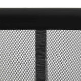 Insect Door Screen with Mesh Curtain Black 100x220 cm Polyester