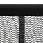 Insect Door Screen with Mesh Curtain Black 100x220 cm Polyester