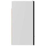 Hanging Cabinet Lyons 2 pcs High Gloss Black 50x31x60 cm Engineered Wood