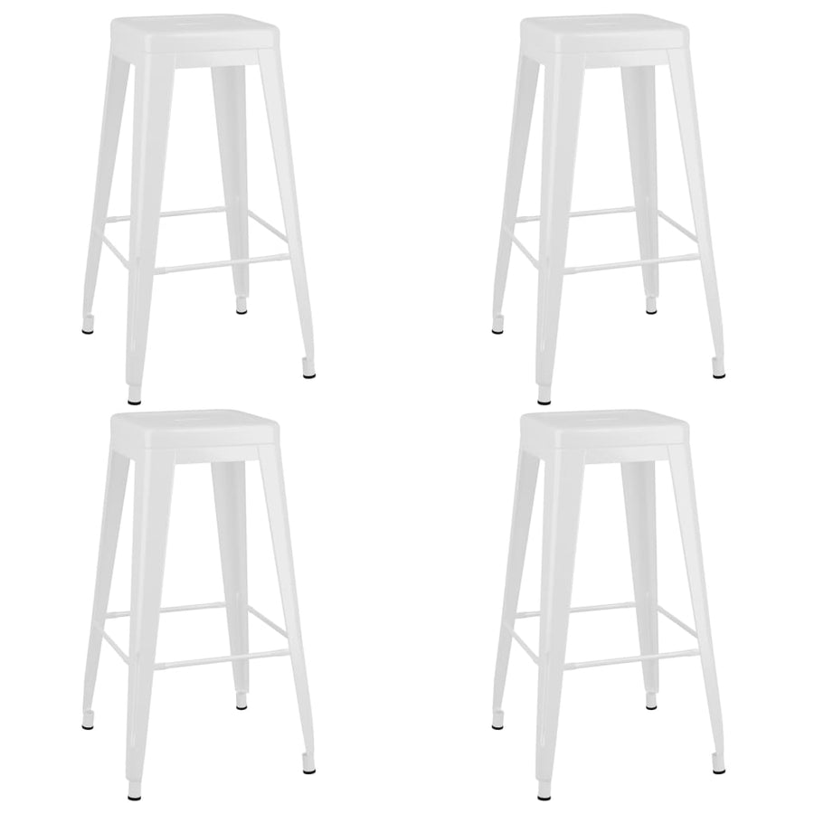 5 Piece Bar Set Black and White