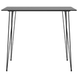5 Piece Bar Set Black - Side View