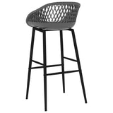 5 Piece Bar Set Black and Grey - Extra Image