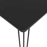5 Piece Bar Set Black - 45-Degree Angle