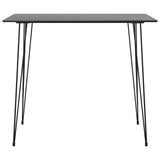 5 Piece Bar Set Black and White - Side View