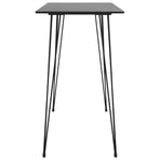 5 Piece Bar Set Black and Grey