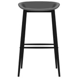 5 Piece Bar Set Black and Grey - Low Angle