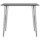 7 Piece Bar Set Black and White - Side View