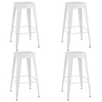 5 Piece Bar Set White