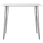 5 Piece Bar Set White