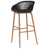 5 Piece Bar Set White and Black - Extra Image