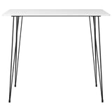 7 Piece Bar Set White