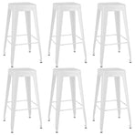7 Piece Bar Set White