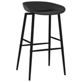 5 Piece Bar Set White and Black - Close-Up Angle