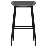 5 Piece Bar Set White and Grey - Low Angle