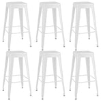 7 Piece Bar Set White