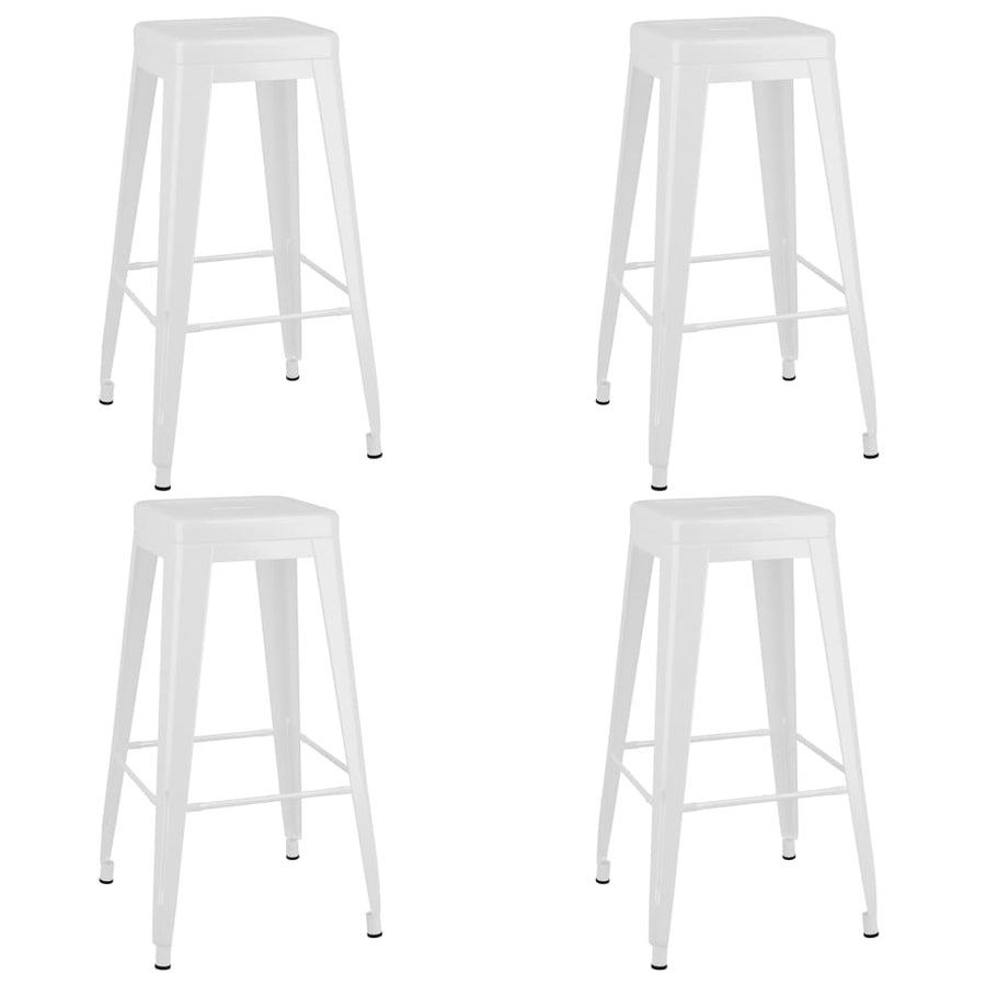 5 Piece Bar Set Black and White