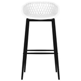 5 Piece Bar Set Black and White