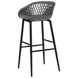 5 Piece Bar Set Black and Grey - Extra Image