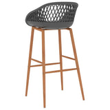 5 Piece Bar Set Black and Grey - Extra Image
