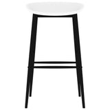 5 Piece Bar Set Black and White - Low Angle