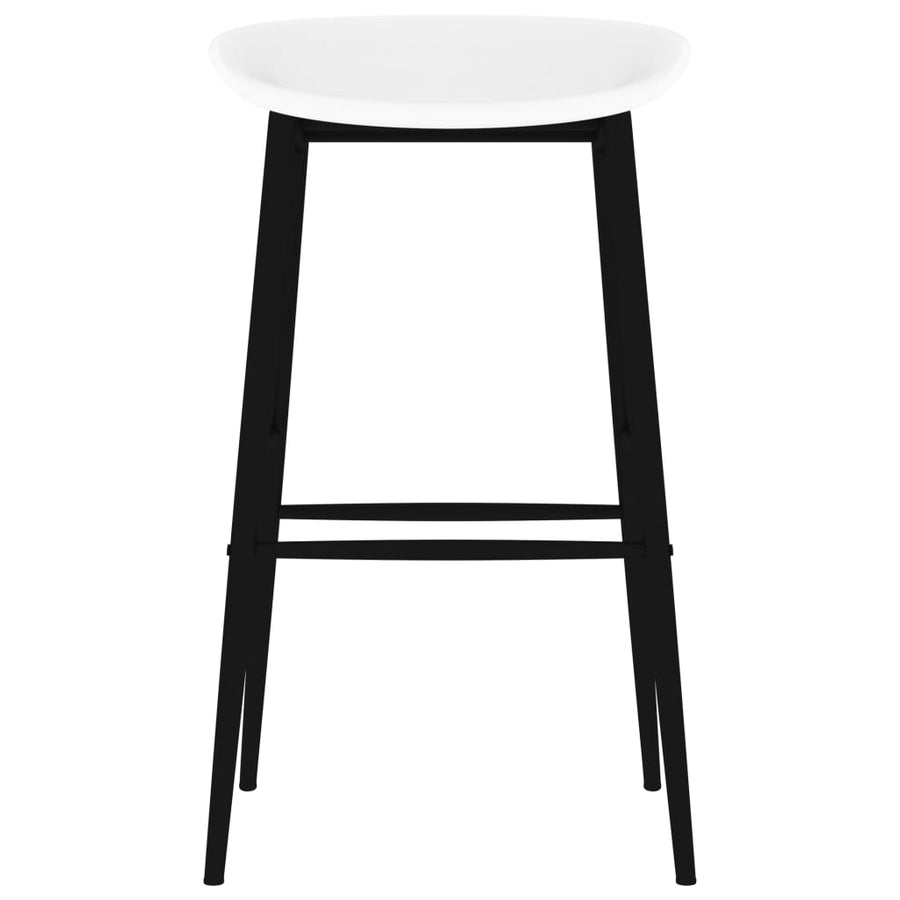 5 Piece Bar Set Black and White
