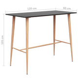 7 Piece Bar Set Black - Extra Image