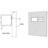Wall-mounted TV Cabinet 180x30x30 cm Solid Teak Wood - Extra Image