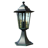 Garden Lights 2 pcs Dark Green/Black Aluminium - 45-Degree Angle